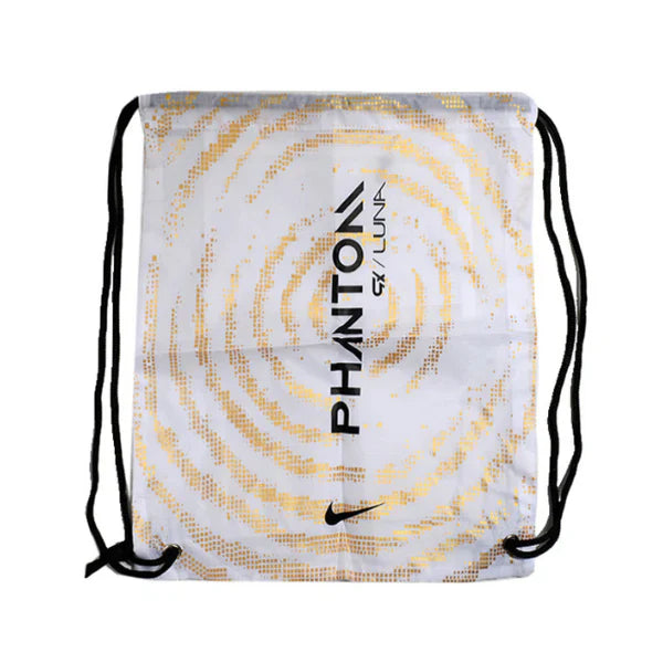 Shoebag Nike Phantom blanc et or